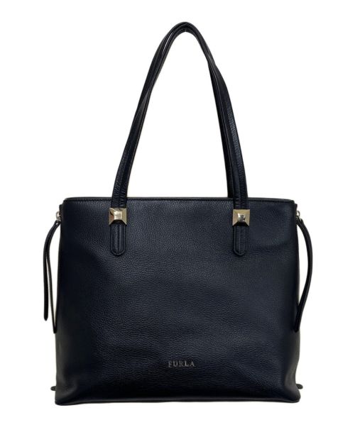 FURLA（フルラ）FURLA (フルラ) KIMサイドZIPトートバッグ ブラックの古着・服飾アイテム