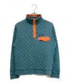 Patagoniaパタゴニア）の古着「Teal Quilt SnapT Pullover」｜ブルー