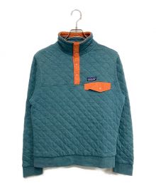 Patagonia（パタゴニア）の古着「Teal Quilt SnapT Pullover」｜ブルー