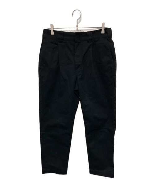 COOTIE PRODUCTIONS（クーティープロダクツ）COOTIE PRODUCTIONS (クーティープロダクツ) Dickies (ディッキーズ) T/C 1 Tuck Trousers ブラック サイズ:Sの古着・服飾アイテム