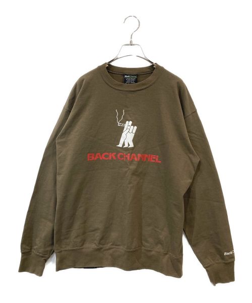 BACK CHANNEL（バックチャンネル）BACK CHANNEL (バックチャンネル) L/Sカットソー カーキ サイズ:Mの古着・服飾アイテム