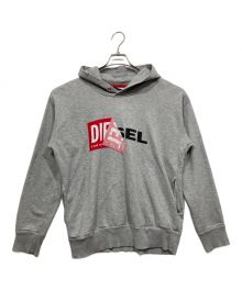 DIESEL（ディーゼル）の古着「ロゴパーカー」｜グレー