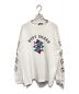 A BATHING APE（アベイシングエイプ）の古着「Busy Shark Relaxed Fit Heavy Weight L/S Tee」｜ホワイト