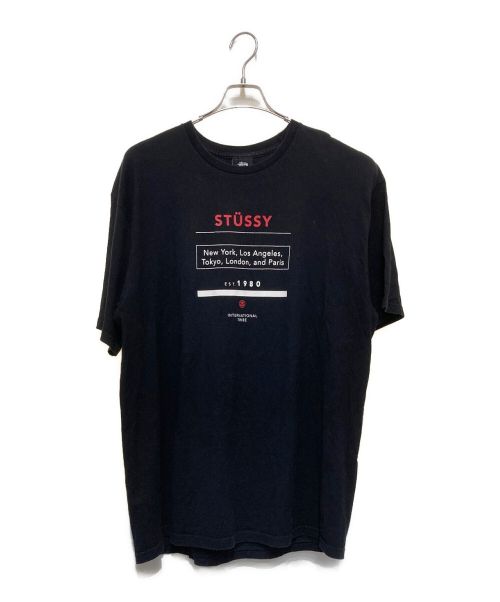 stussy（ステューシー）stussy (ステューシー) Tシャツ ブラック サイズ:XLの古着・服飾アイテム