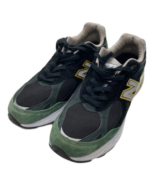 NEW BALANCE（ニューバランス）NEW BALANCE (ニューバランス) ローカットスニーカー / M990CP3 ブラック×グリーン サイズ:27の古着・服飾アイテム