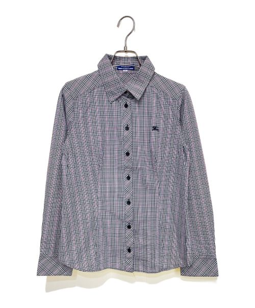 BURBERRY BLUE LABEL（バーバリーブルーレーベル）BURBERRY BLUE LABEL (バーバリーブルーレーベル) シャツ グレー サイズ:38の古着・服飾アイテム