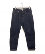 YAECAヤエカ）の古着「10-14W DENIM PANTS WIDE TAPERED」｜インディゴ