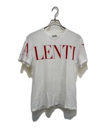 VALENTINO（ヴァレンティノ）の古着「ロゴＴシャツ」｜ホワイト×レッド