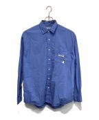 CAHLUMN×Hikaru Ichijoカウラム×）の古着「Magazine Pocket Broad Shirt」｜ブルー