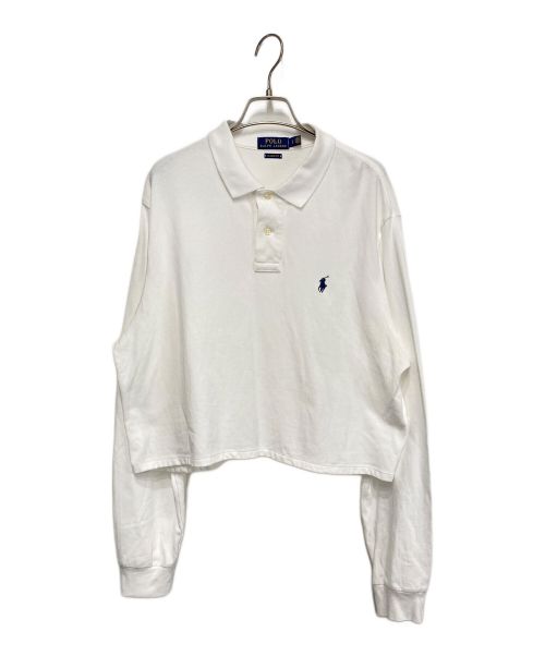 POLO RALPH LAUREN（ポロ・ラルフローレン）POLO RALPH LAUREN (ポロ・ラルフローレン) ポロシャツ ホワイト サイズ:Lの古着・服飾アイテム