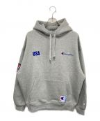 Championチャンピオン）の古着「HOODED SWEATSHIRT / プルオーバーパーカー」｜グレー