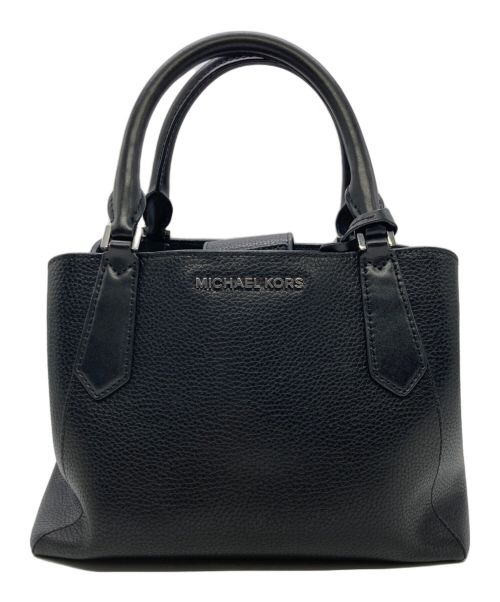 MICHAEL KORS（マイケルコース）MICHAEL KORS (マイケルコース) キンバリー レザースモールサッチェル 2wayショルダーバッグ ブラックの古着・服飾アイテム