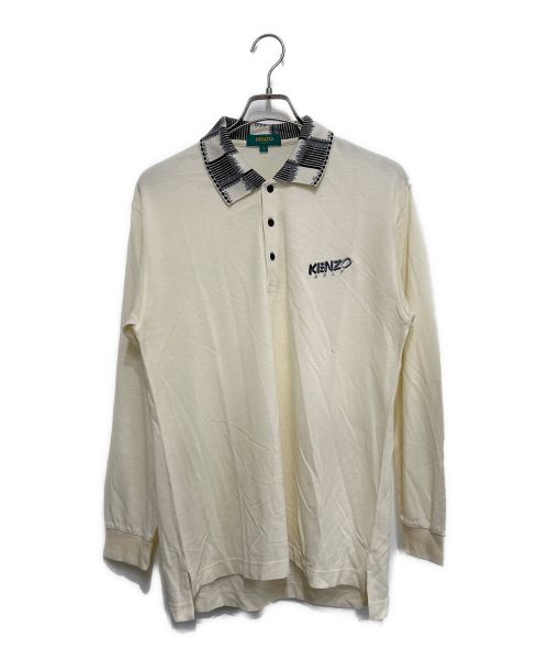 KENZO GOLF（ケンゾー ゴルフ）KENZO GOLF (ケンゾー ゴルフ) ポロシャツ アイボリー サイズ:SIZE4の古着・服飾アイテム