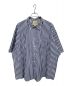 digawel（ディガウェル）の古着「Oversized Stripe Shirt」｜ブルー