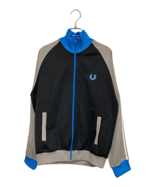 FRED PERRY（フレッドペリー）FRED PERRY (フレッドペリー) トラックジャケット ブラック×グレー サイズ:Mの古着・服飾アイテム