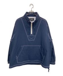 PWA×kompakt record bar（プア×コンパクトレコードバー）の古着「NY OX PULLOVER JACKET」｜ネイビー