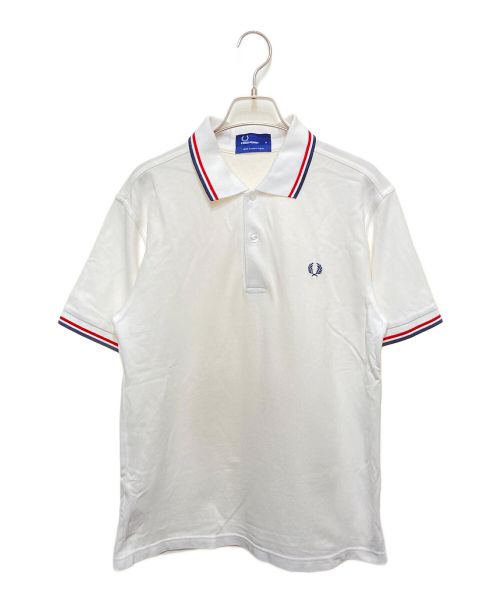 FRED PERRY（フレッドペリー）FRED PERRY (フレッドペリー) ポロシャツ ホワイト サイズ:Sの古着・服飾アイテム