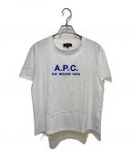 A.P.C.アーペーセー）の古着「刺繍ロゴTシャツ」｜ホワイト