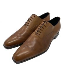 Santoni（サントーニ）の古着「プレーントゥシューズ」｜ブラウン