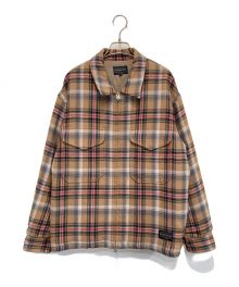 PENDLETON×niko and（ペンドルトン×ニコアンド）の古着「別注ZIP CPOジャケット」｜ブラウン