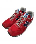 NEW BALANCEニューバランス）の古着「ローカットスニーカー」｜レッド×ネイビー