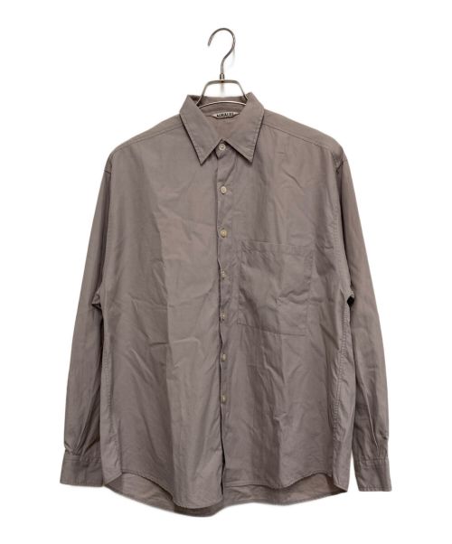 AURALEE（オーラリー）AURALEE (オーラリー) WASHED FINX TWILL BIG SHIRTS ベージュ サイズ:3の古着・服飾アイテム