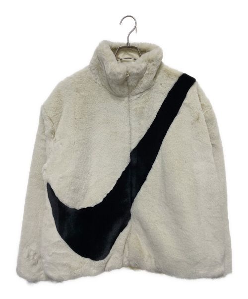 NIKE（ナイキ）NIKE (ナイキ) AS W NSW JKT FAUX FUR アイボリー サイズ:XLの古着・服飾アイテム