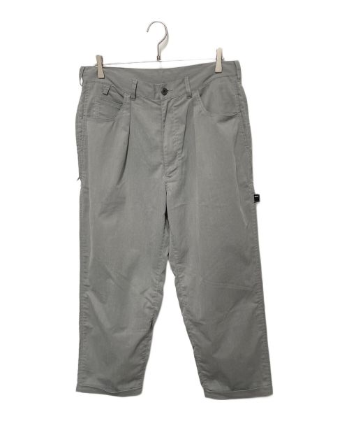 BROCHURE（ブローシュアー）BROCHURE (ブローシュアー) 1P BIG CHINO PANTS グレー サイズ:Mの古着・服飾アイテム