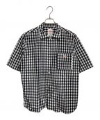 DANTONダントン）の古着「WORK SHIRTS SHORT-SLEEVE」｜ネイビー