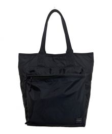 PORTER（ポーター）の古着「TOTE BAG トートバッグ」｜ブラック