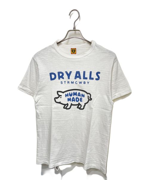 HUMAN MADE（ヒューマンメイド）HUMAN MADE (ヒューマンメイド) DRY ALLS T ホワイト サイズ:Sの古着・服飾アイテム