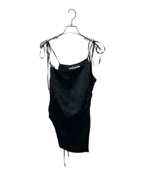 JOSE MOON（ジョゼムーン）JOSE MOON (ジョゼムーン) ACETATE CAMISOLE ブラック サイズ:FREEの古着・服飾アイテム