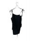 JOSE MOON (ジョゼムーン) ACETATE CAMISOLE ブラック サイズ:FREE：7000円