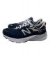 NEW BALANCE (ニューバランス) ローカットスニーカー ネイビー サイズ:25.5 未使用品：27000円