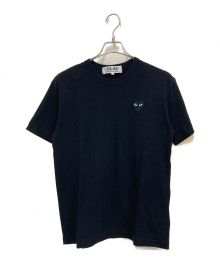 PLAY COMME des GARCONS（プレイ コムデギャルソン）の古着「ハートワッペン・Tシャツ」｜ブラック