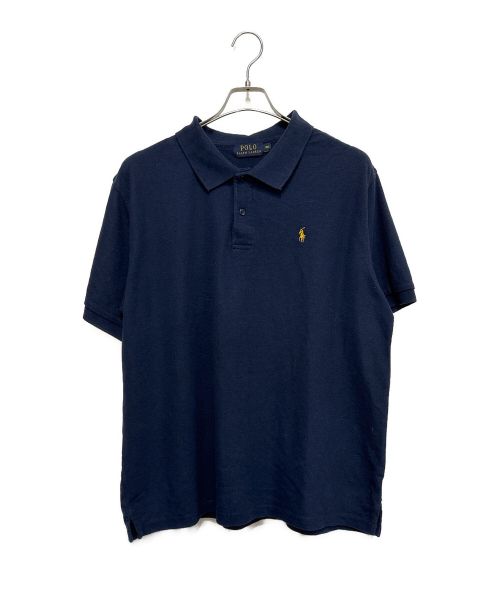 POLO RALPH LAUREN（ポロ・ラルフローレン）POLO RALPH LAUREN (ポロ・ラルフローレン) ポロシャツ ネイビー サイズ:2XLの古着・服飾アイテム