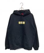 SUPREMEシュプリーム）の古着「BLING BOX LOGO HOODED SWEATSHIRT」｜ブラック