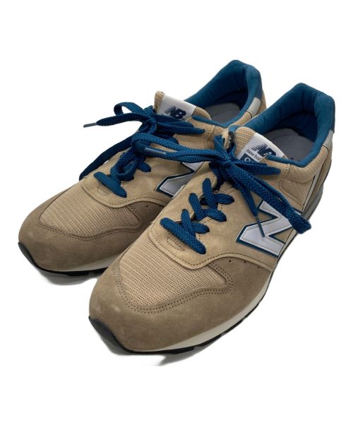 NEW BALANCE（ニューバランス）NEW BALANCE (ニューバランス) J.CREW (ジェイクルー) ローカットスニーカー ブルー×ベージュ サイズ:31㎝の古着・服飾アイテム