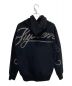 SUPREME (シュプリーム) Rhinestone Script Hooded Sweatshirt ブラック サイズ:Ｍ：17000円