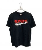 SUPREME×YOHJI YAMAMOTOシュプリーム×ヨウジヤマモト）の古着「Yohji YamamotoR Logo Tee」｜ブラック