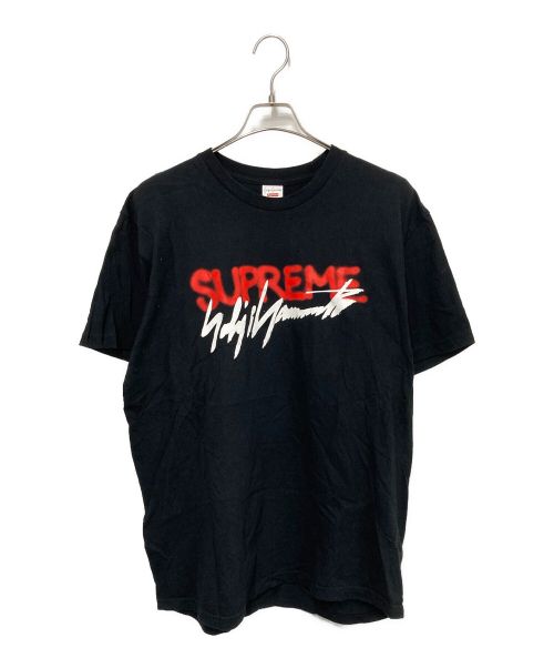 SUPREME（シュプリーム）SUPREME (シュプリーム) YOHJI YAMAMOTO (ヨウジヤマモト) Yohji YamamotoR Logo Tee ブラック サイズ:Lの古着・服飾アイテム