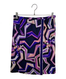 Emilio Pucci（エミリオ プッチ）の古着「総柄スカート」｜パープル