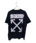 OFFWHITE (オフホワイト) エアポートテープビッグTシャツ ブラック サイズ:Ｍ：13000円