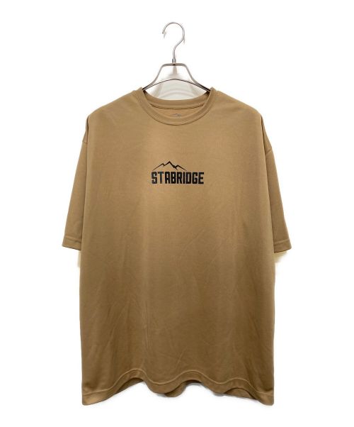 STABRIDGE（スタブリッジ）STABRIDGE (スタブリッジ) Quick Dry Tee クイックドライTシャツ ベージュ サイズ:XLの古着・服飾アイテム