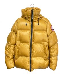 CANADA GOOSE（カナダグース）の古着「Crofton Puffer クロフトン パファー ダウンジャケット」｜ゴールド