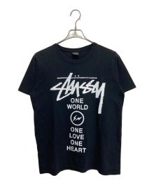 stussy×FRAGMENT DESIGN（ステューシー×フラグメントデザイン）の古着「Tシャツ」｜ブラック