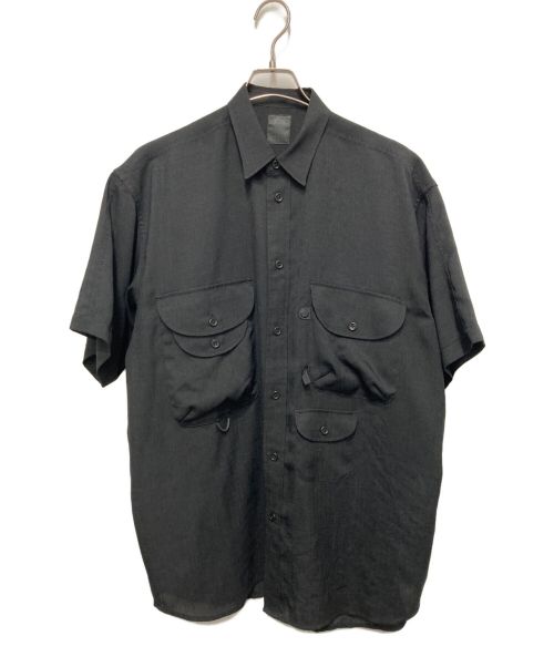 DAIWA PIER39（ダイワ ピア39）DAIWA PIER39 (ダイワ ピア39) TECH BOMBAY SAFARI SHIRTS S/S　テックボンベイサファリシャツ ショートスリーブ ブラック サイズ:Mの古着・服飾アイテム