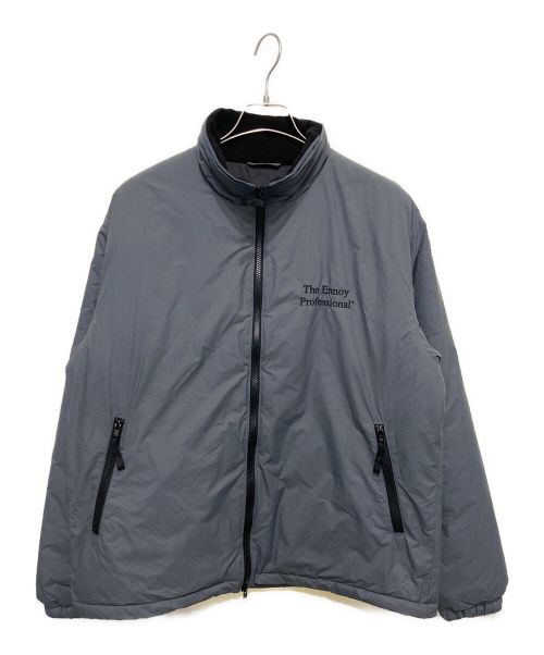 ENNOY（エンノイ）ENNOY (エンノイ) スタイリスト私物 (スタイリストシブツ) NYLON PADDED JACKET グレー サイズ:Ｍの古着・服飾アイテム