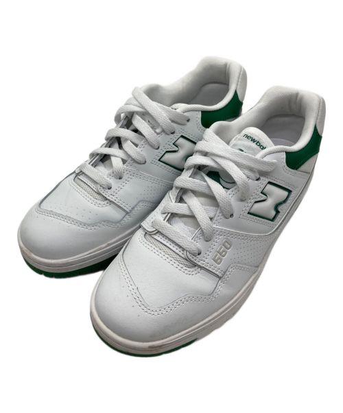 NEW BALANCE（ニューバランス）NEW BALANCE (ニューバランス) ローカットスニーカー / BB550SWB グリーン×ホワイト サイズ:24㎝の古着・服飾アイテム