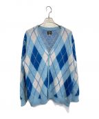 Needlesニードルズ）の古着「Mohair Cardigan - Argyle」｜ブルー